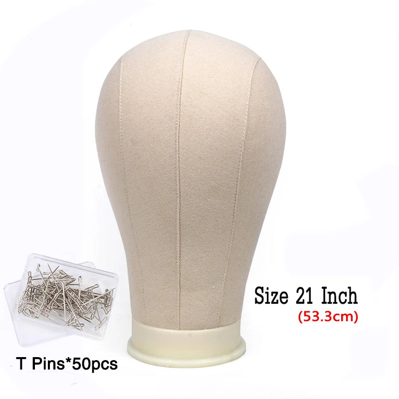 Cheap Wig Making Canvas Head and Training Head Tripod for Wigs Good Quality Mannequin Head for Making Wigs