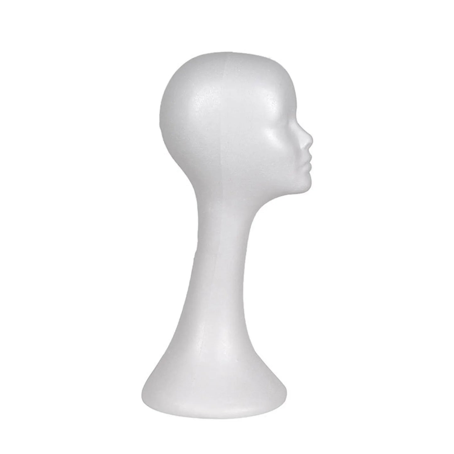 Mannequin Female Foam Long Neck Head Model Hair Hat Wig Glasses Stand Display Ornaments Decoration