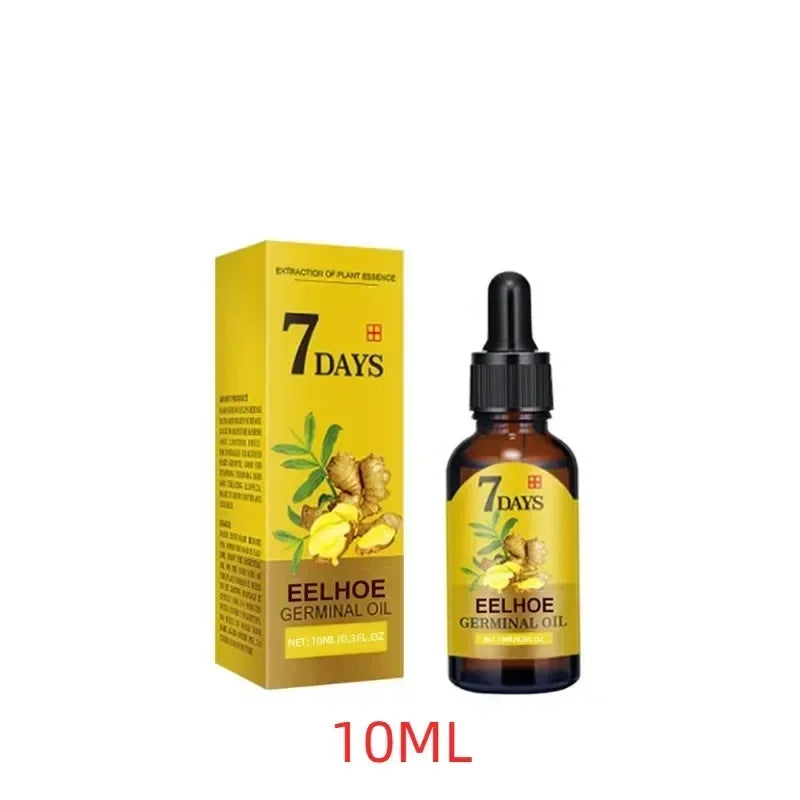 7 Day Rapid Growth Liquid Anti Hair Loss Ginger Growth Conditioning Treatment Nourish Hair Growth Oil Scalp Care Serum Products
