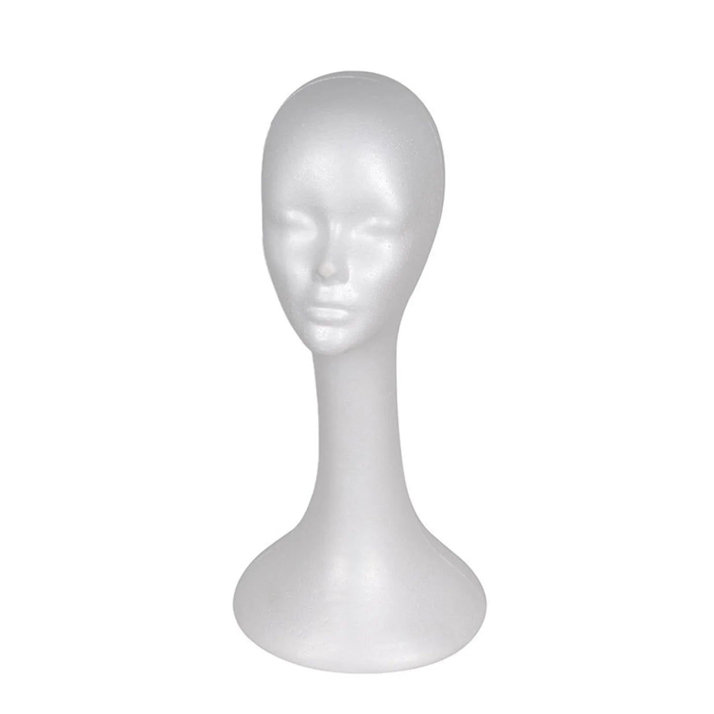 Mannequin Female Foam Long Neck Head Model Hair Hat Wig Glasses Stand Display Ornaments Decoration
