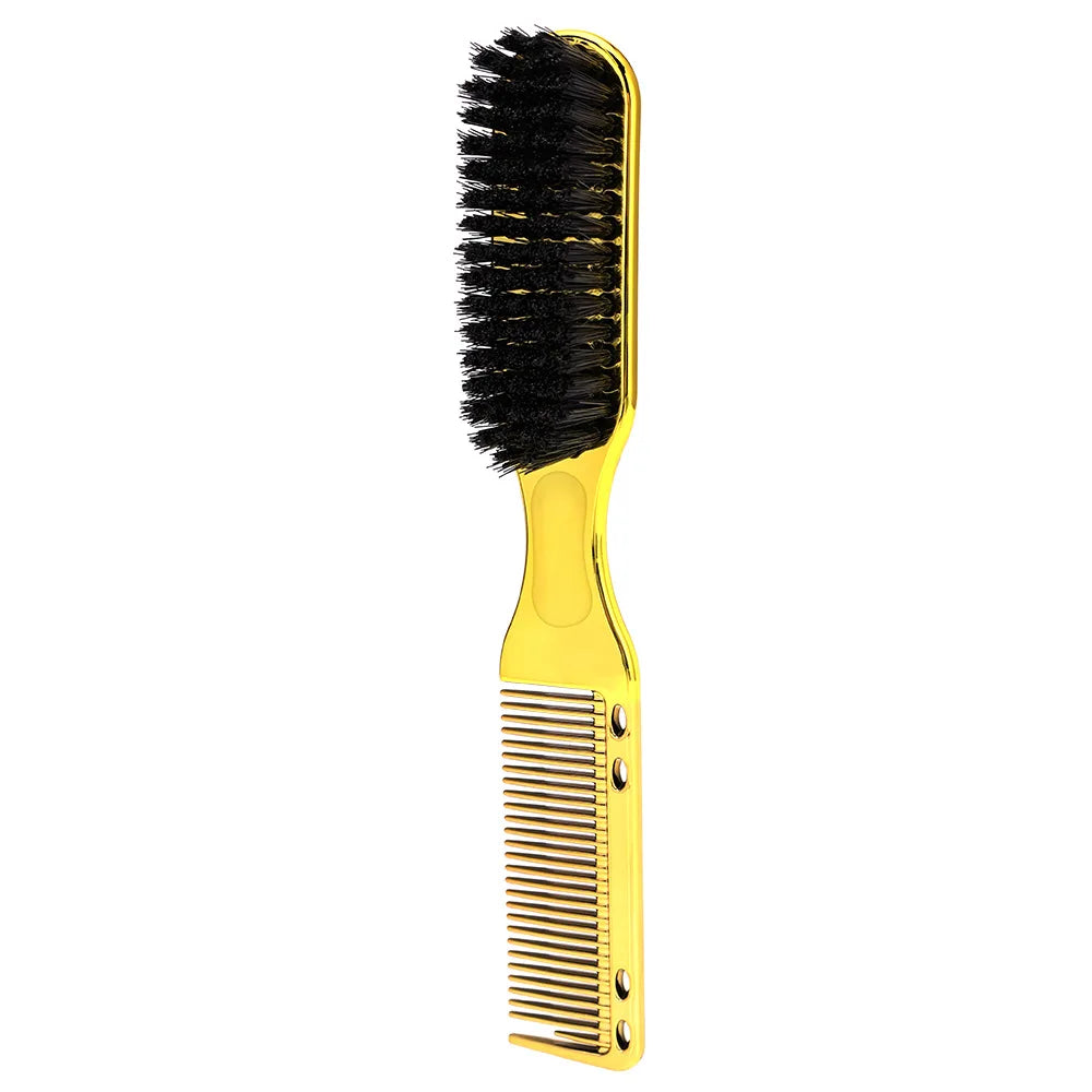 Multi functional men's beard beauty styling brush, nylon hairstyle brush, cleaning brush, suitable for hair and beard