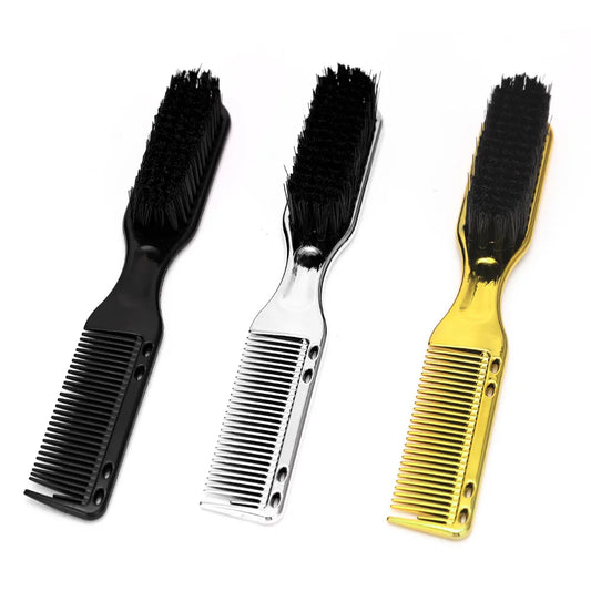 Multi functional men's beard beauty styling brush, nylon hairstyle brush, cleaning brush, suitable for hair and beard